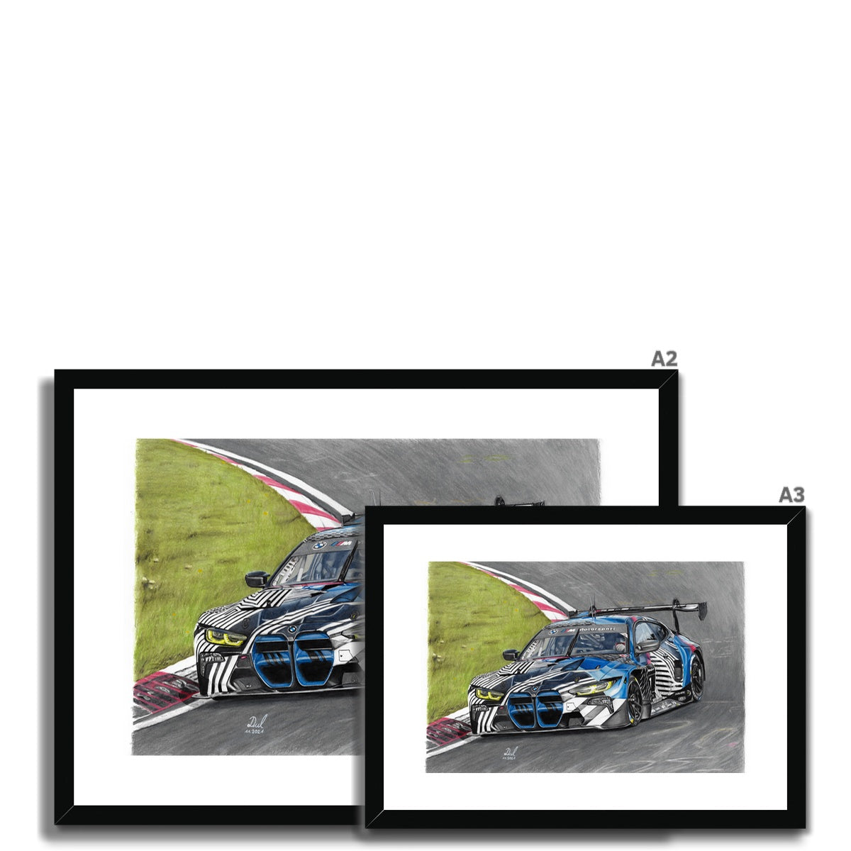 BMW M4 GT3 2022 Framed & Mounted Print