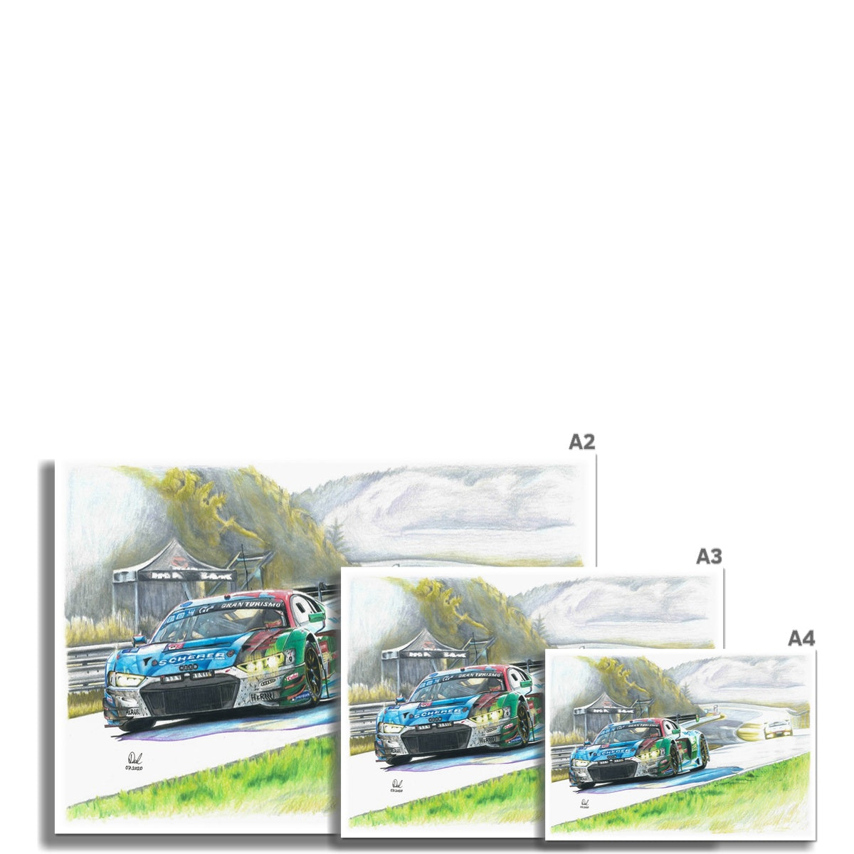Audi R8 LMS GT3 Fine Art Print