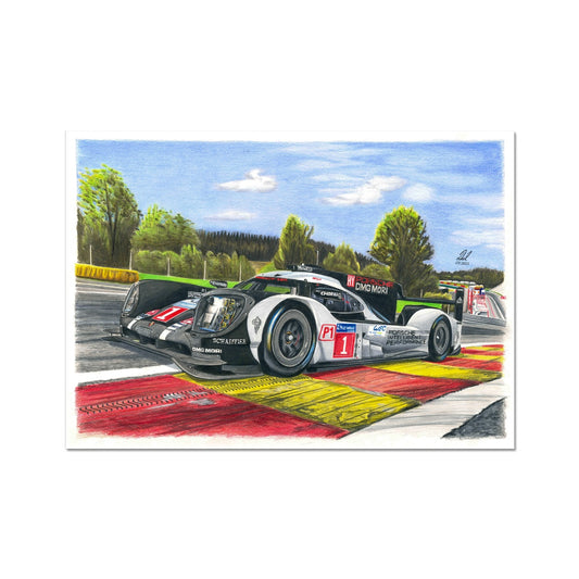 Porsche 919 Hybrid 2016 Fine Art Print