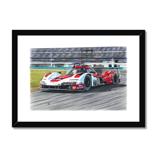 Porsche 963 Hypercar Framed & Mounted Print