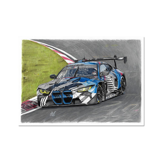 BMW M4 GT3 2022 Fine Art Print