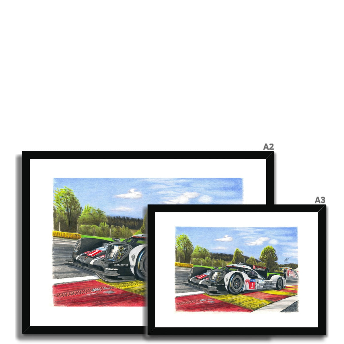 Porsche 919 Hybrid 2016 Framed & Mounted Print