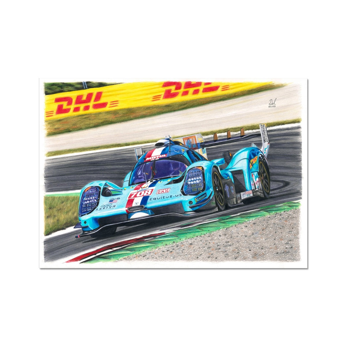 Scuderia Glickenhaus SCG007 Fine Art Print