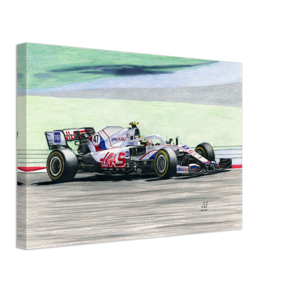 Haas F1 - Mick Schumacher 2021 - Canvas