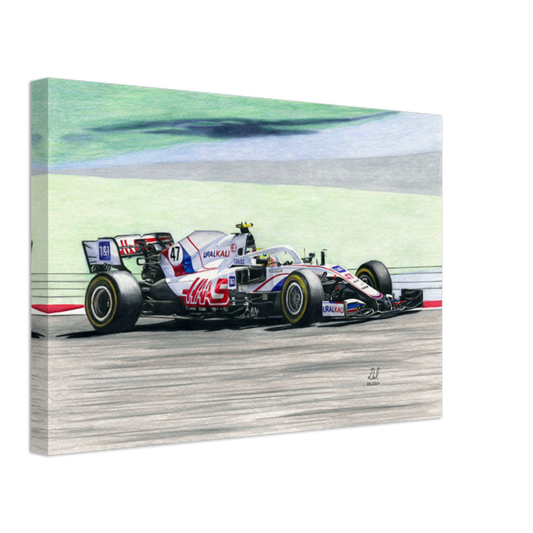 Haas F1 - Mick Schumacher 2021 - Canvas