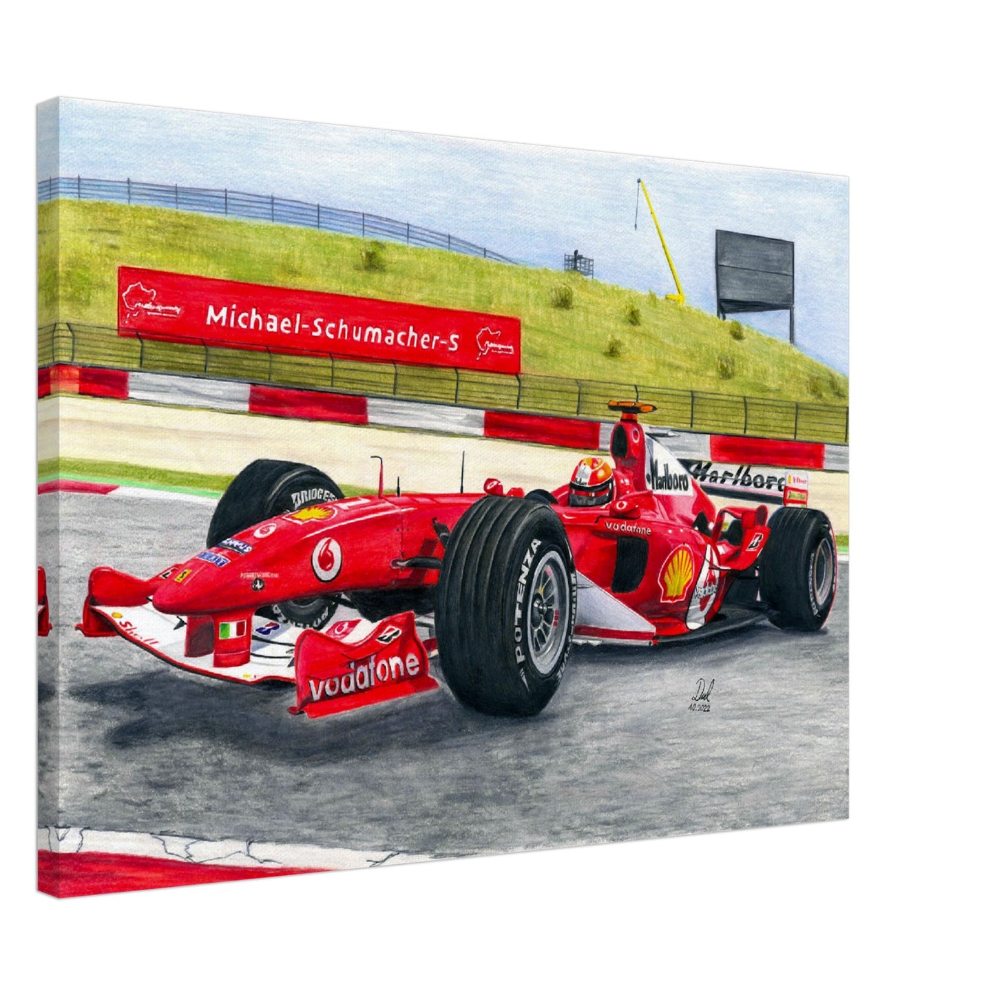 Ferrari F2004 Canvas