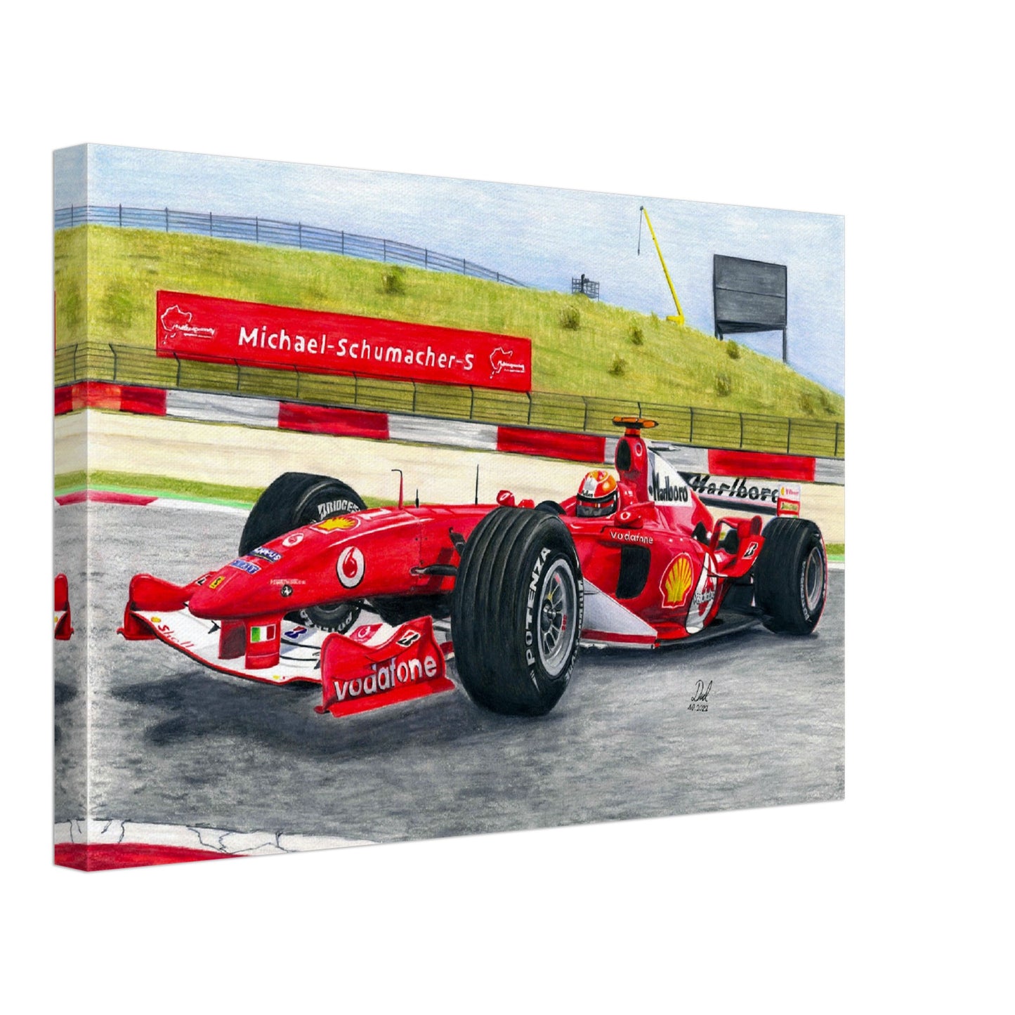 Ferrari F2004 Canvas