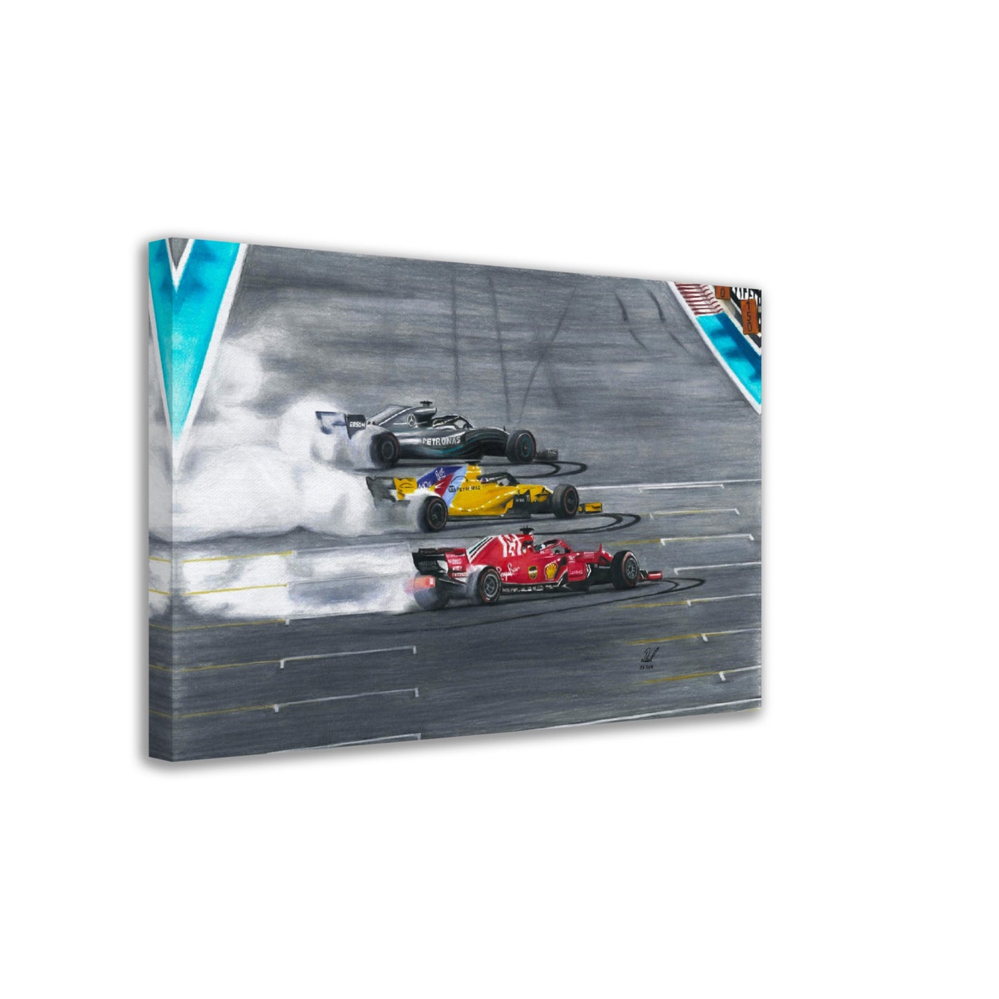 F1 Abu Dhabi Season Final 2018 Canvas