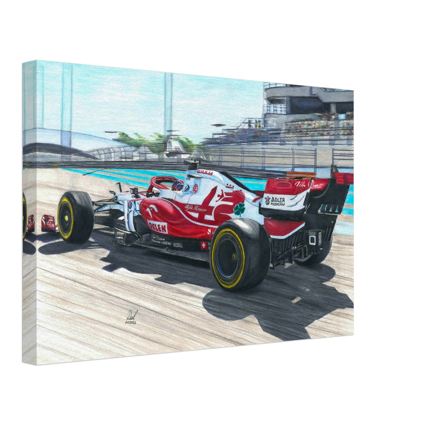 Alfa Romeo F1 2021 Kimi Räikkönen Canvas